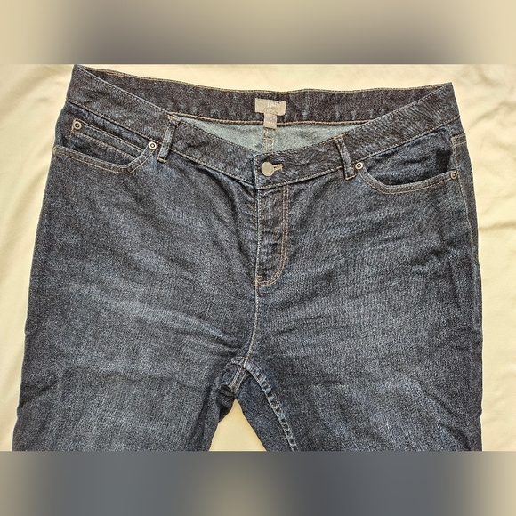 J Jill Womens Bootcut Jeans Dark Wash Stretch Denim Authentic - Picture 4 of 10